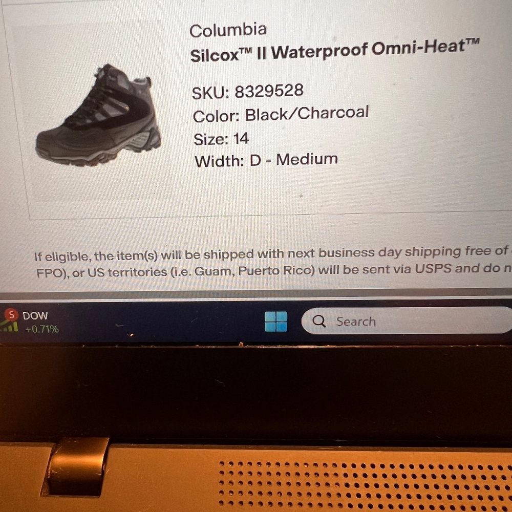 Men’s Columbia Silcox II Waterproof Hiking Boot - 14 Medium